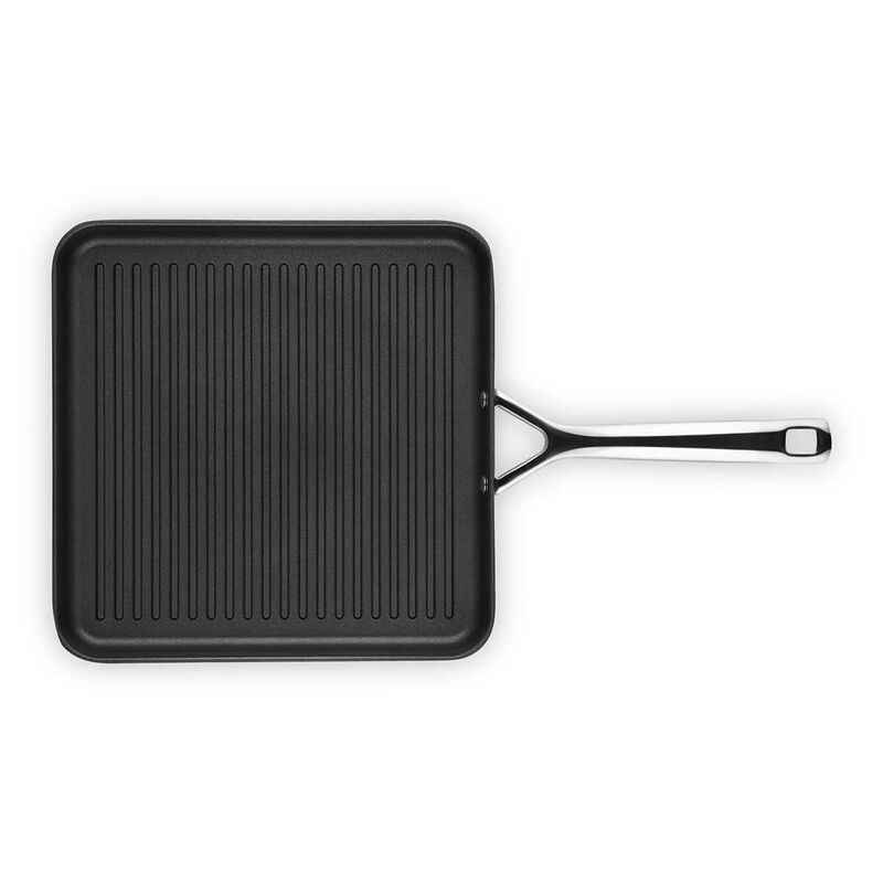 Le Creuset Toughened Non-Stick Square Grill with Long Handle 28cm image number 1
